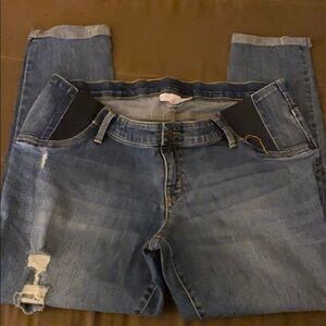 Isabel Maternity skinny‎ ripped Jean